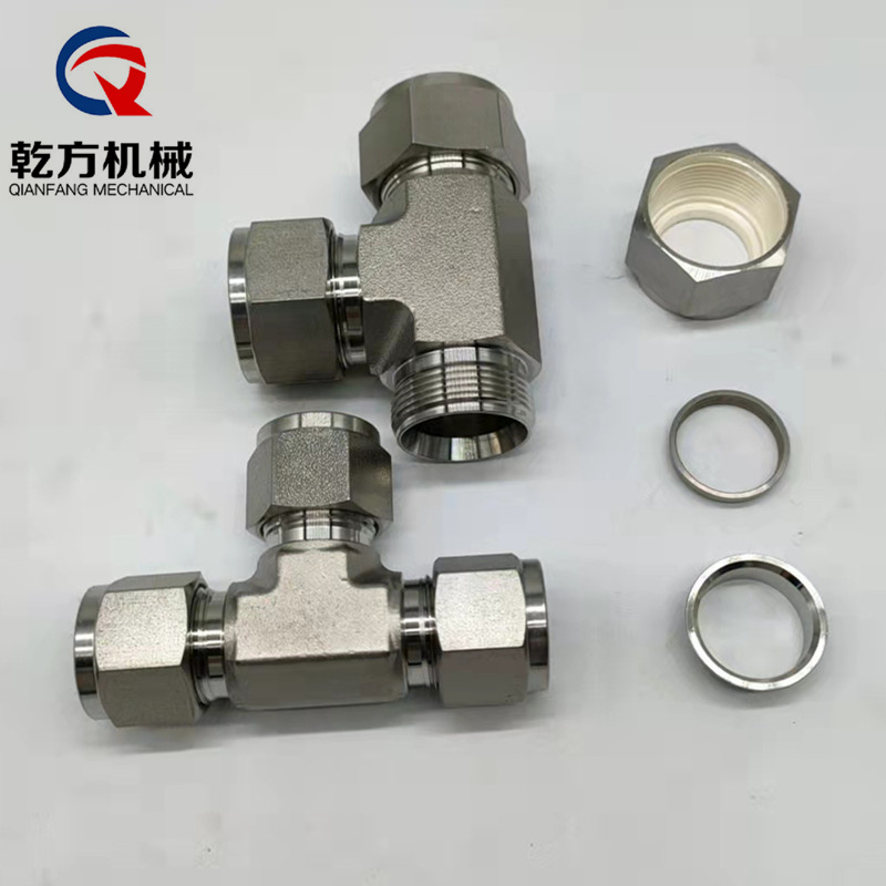 哈氏合金C-276材質(zhì)三通/雙相鋼2205/2507材質(zhì)卡套三通，卡套等徑三通，