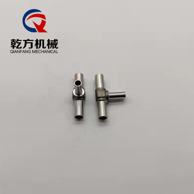 304/316不銹鋼材質(zhì)三通 內(nèi)鏡面外啞光　不銹鋼ba三通，方體三通 衛(wèi)生級三通