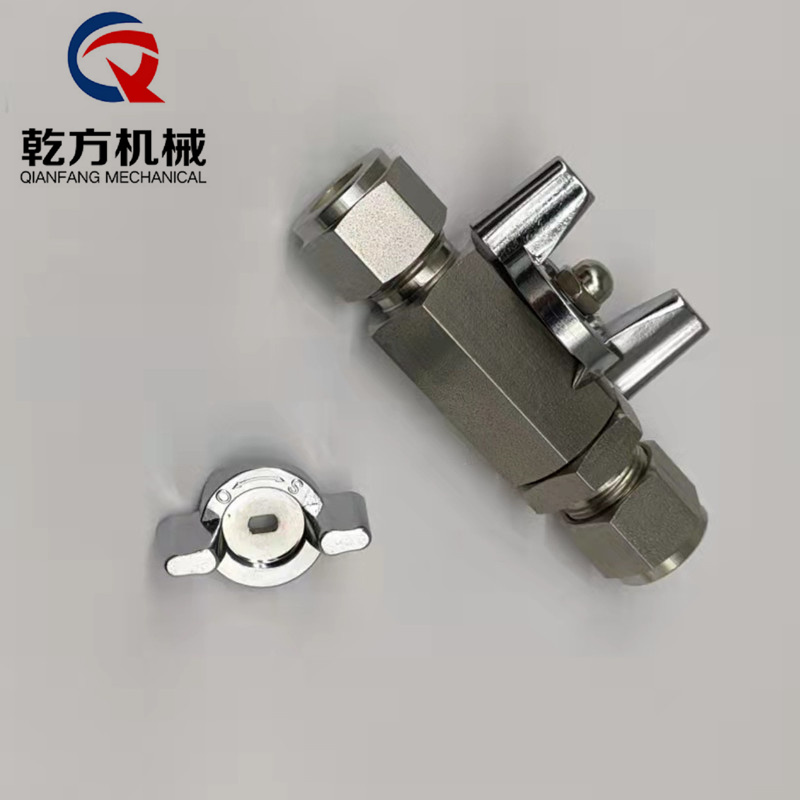 卡套球閥，316L材質卡套球閥 鋅合金手柄卡套球閥  高壓卡套球閥