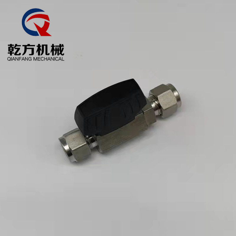 不銹鋼卡套球閥，高壓卡套球閥，316L不銹鋼卡套球閥 黑手柄卡套球閥
