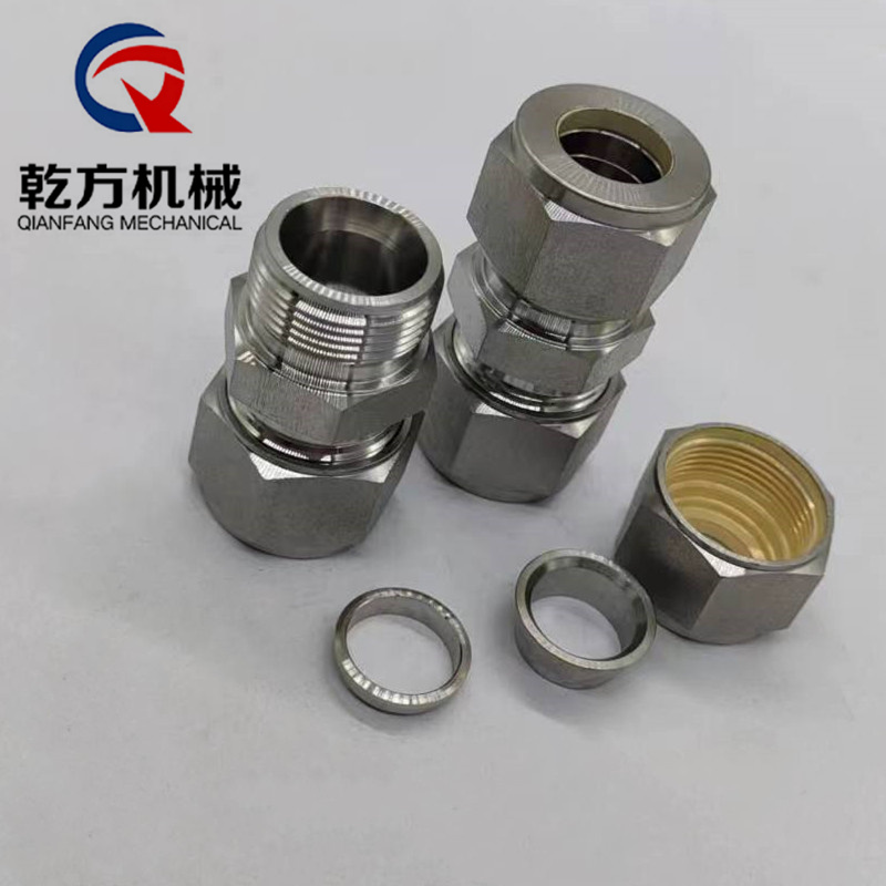 254SMO卡套接頭，訂做254SMO材質(zhì)卡套接頭，卡套直通終端 彎頭 三通