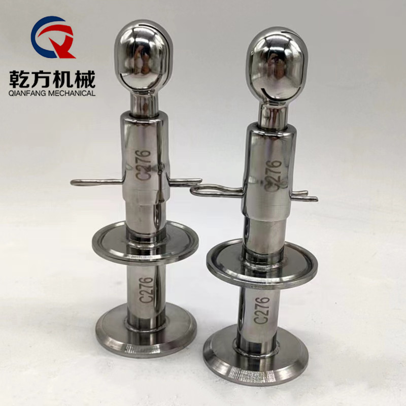 哈氏合金C-276快裝清洗球，雙卡盤清洗球，插銷式旋轉清洗球 訂做各種規格清洗球