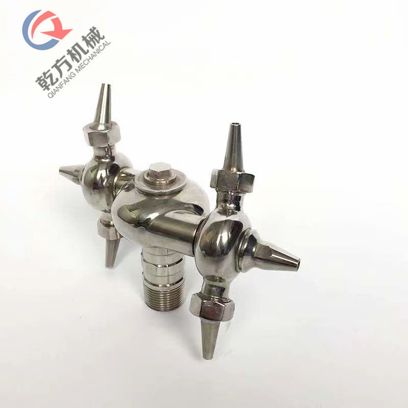 304/316L不銹鋼衛(wèi)生級(jí)：內(nèi)絲/外絲/快裝牛角循環(huán)洗罐器/牛角洗罐器