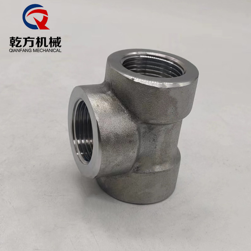 304/316不銹鋼 高壓內絲三通 承插焊三通 四通   2205絲扣三通 彎頭