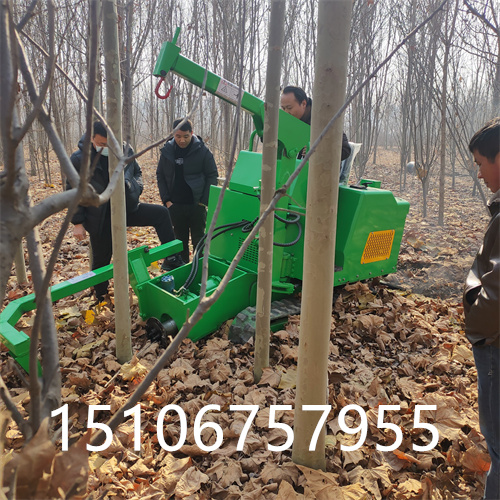 履帶式多用途移樹機 現貨供應大功率挖樹機 樹苗起土球挖坑機