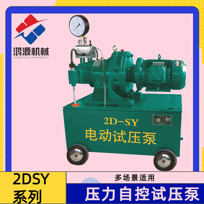 2DSY系列電動試壓泵打壓泵精準測壓柱塞泵河北鴻源機械