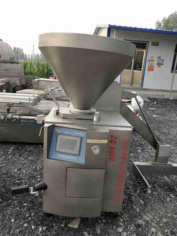 熱銷九成新ZG-6000博悅灌腸機，不銹鋼灌腸機，全自動灌腸機