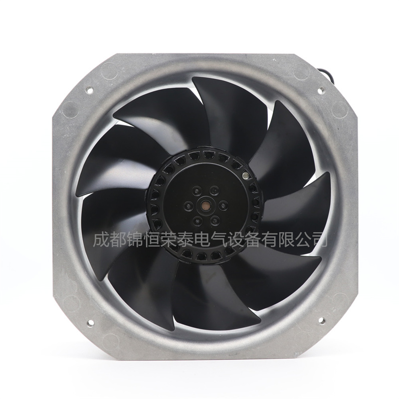 德國ebmpapst風電行業軸流風機W2E200-HH38-01機柜散熱風扇