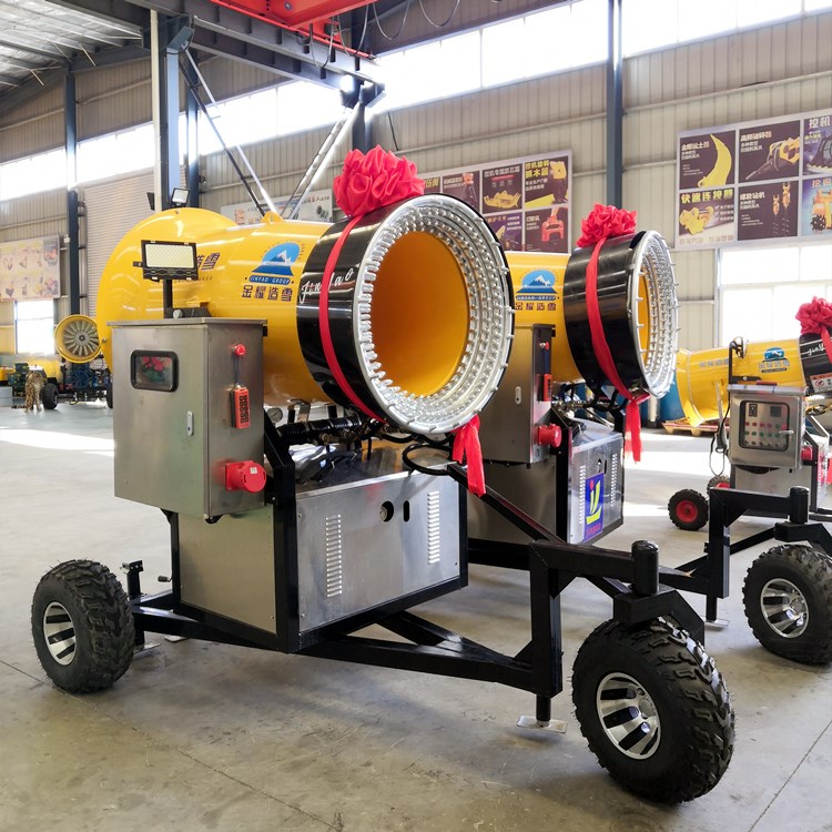 扇形噴射造雪機 真實飄雪機 戲雪樂園建設方案
