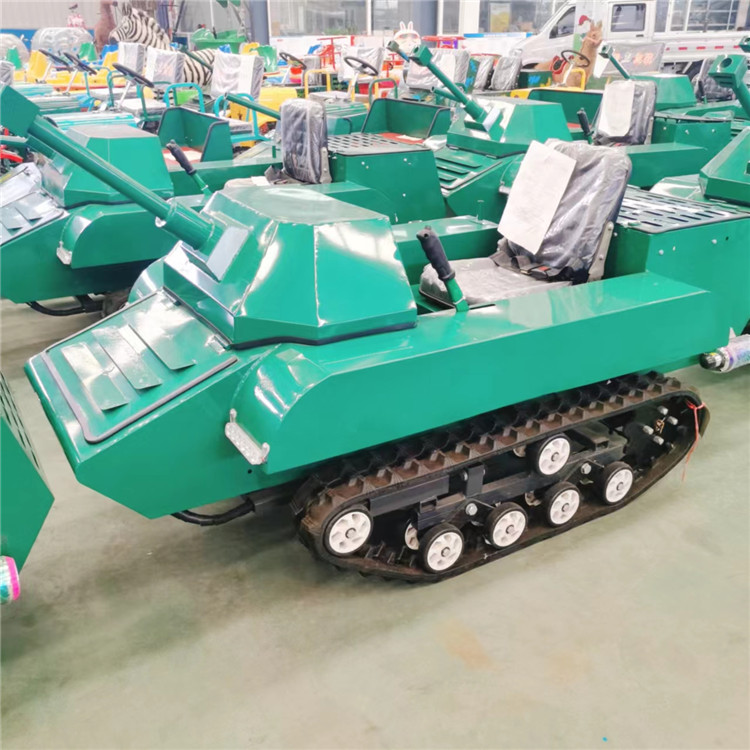 親子游樂坦克車 仿真外形 四季游樂設備 適用人群廣 jy-8425