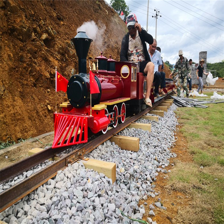 景區(qū)電動軌道小火車 四季游樂設備多功能游樂設備 商場無軌小火車