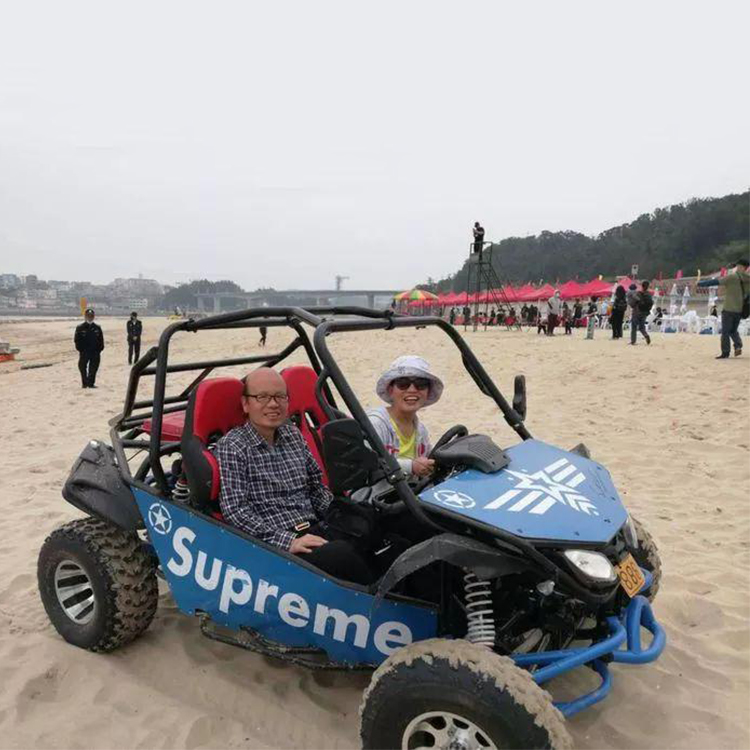200cc全地形戶外網紅雙人大兄弟連卡丁車 度假村游樂設備