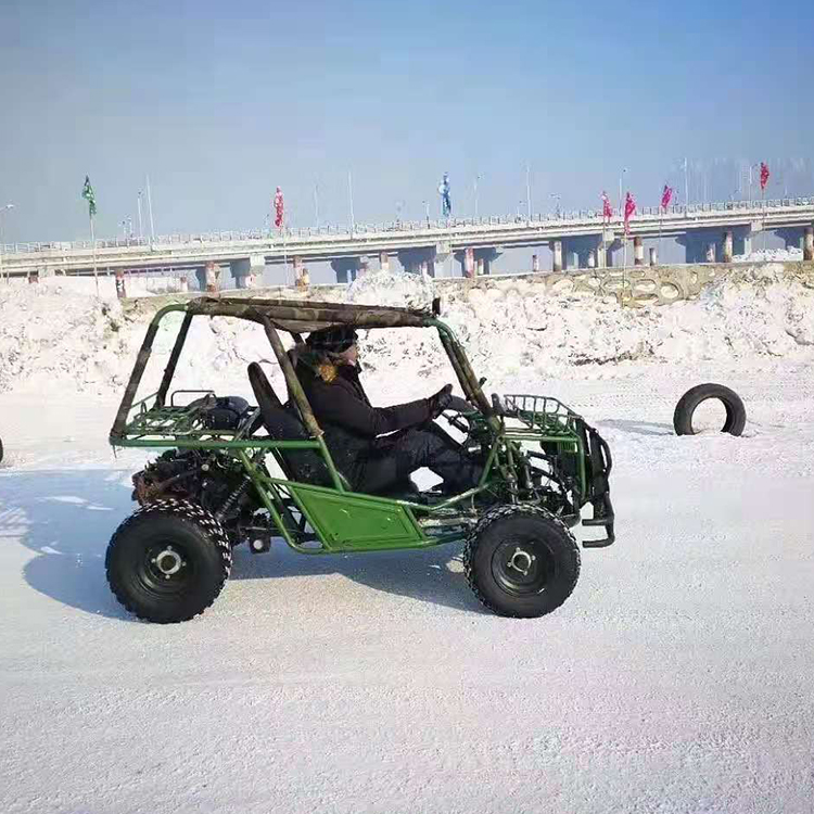 雙座全地形四輪沙灘車 200cc越野卡丁車 嬉雪設(shè)計