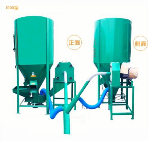 一拖二式飼料攪拌機(jī)雙胞胎粉碎機(jī)