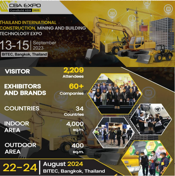 2024年8月泰國（曼谷）工程機械展覽會 CBA Expo
