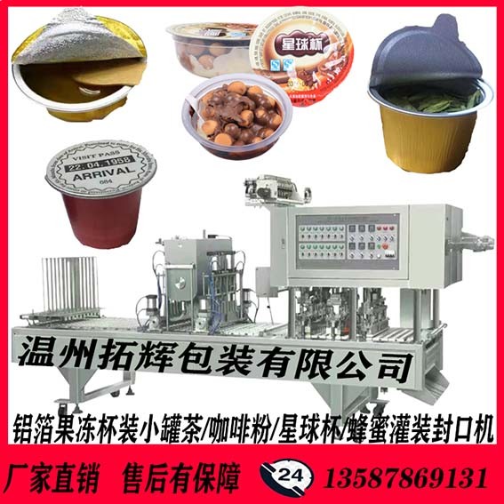 TH-6頭全自動片膜包裝封口機 咖啡粉灌裝封口機