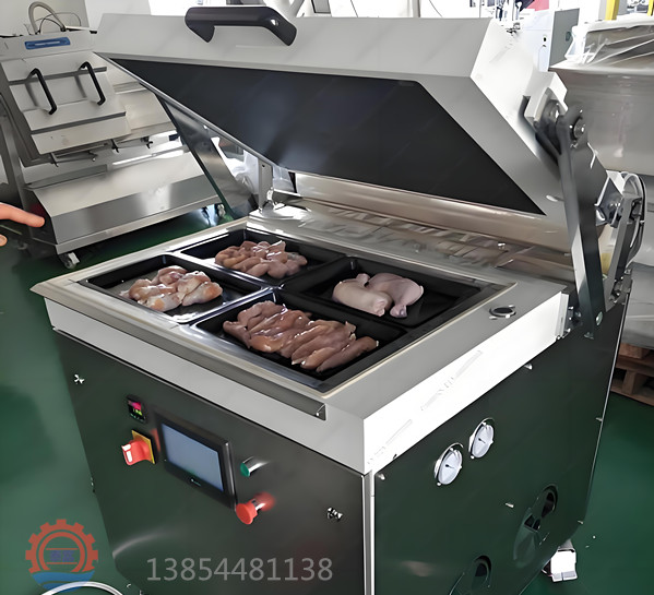 牛羊肉真空貼體包裝機(jī)冷鮮肉貼盒包裝機(jī)三文魚真空包裝機(jī)