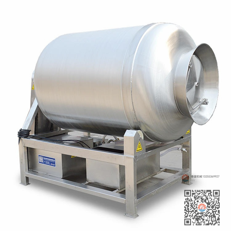 真空滾揉機 鮮肉雞翅肉類加工入味滾筒 商用自動肉食腌制滾揉機