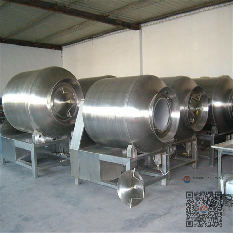 不銹鋼真空滾揉機 變頻式肉食品真空腌制入味機 醬鹵煮肉滾揉機