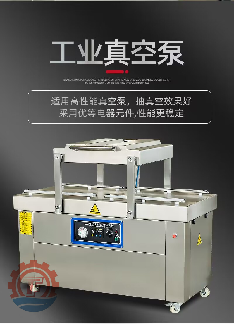 雙室真空包裝機(jī) 休閑品封口設(shè)備 干濕兩用真空包裝設(shè)備