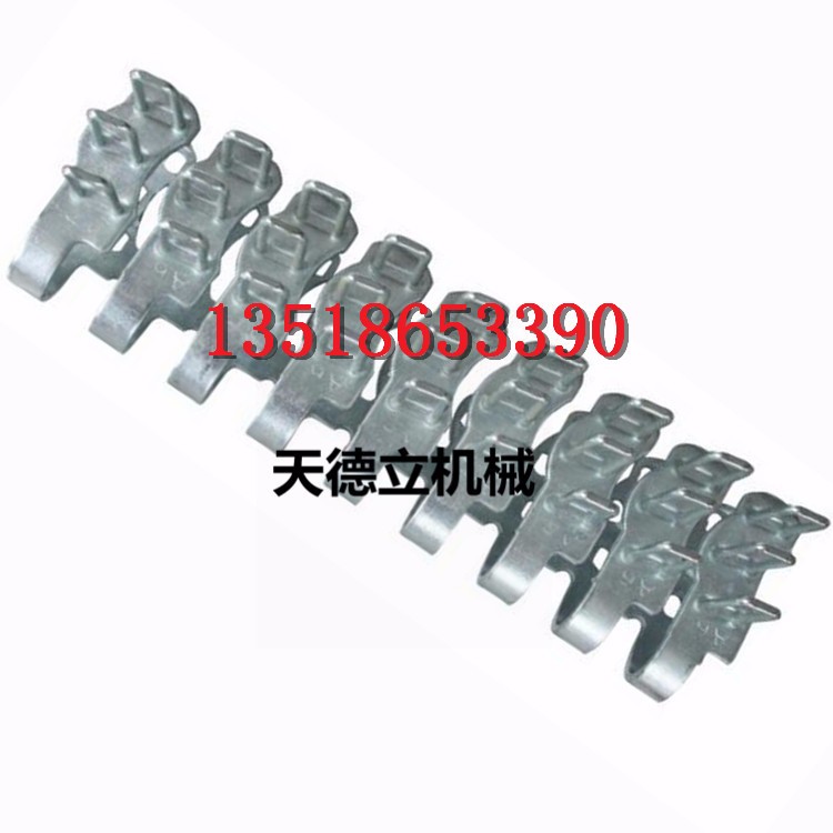 A6連體式皮帶扣 三組扣釘 高強度輸送帶皮帶扣