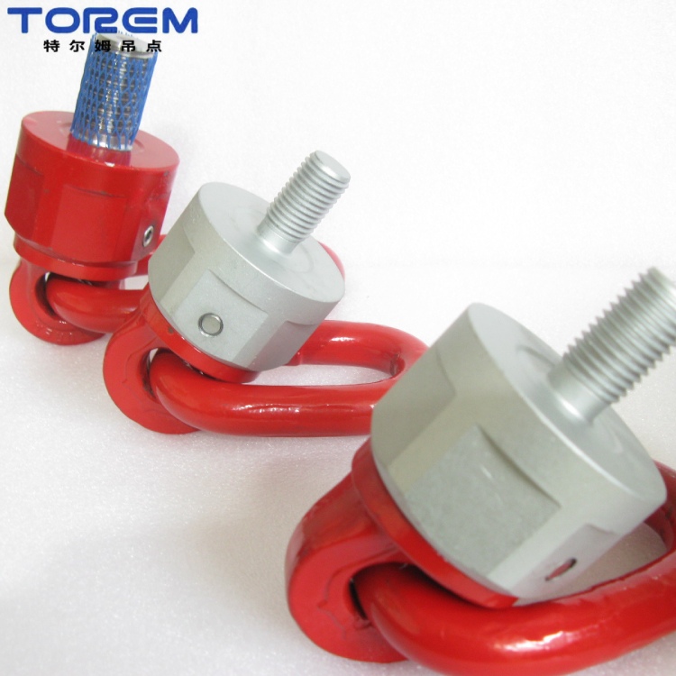 特爾姆吊點起重機械用具萬向旋轉吊環M8執行EN1677-1標準
