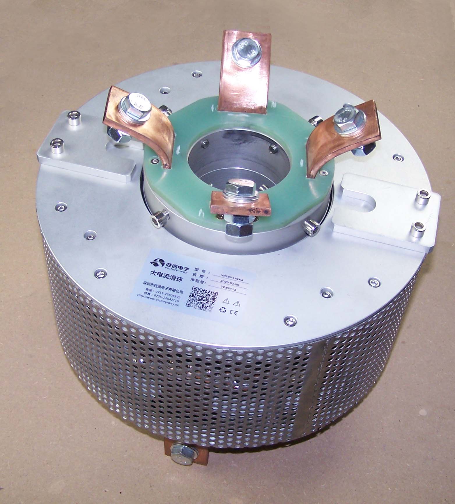 長壽命免維護電滑環VHC80-3P500A-3P50A