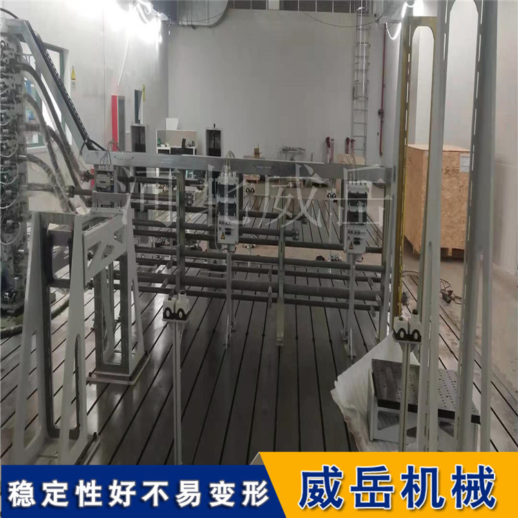 東北鑄鐵平臺強度等級高試驗臺鐵底板300高非標定制