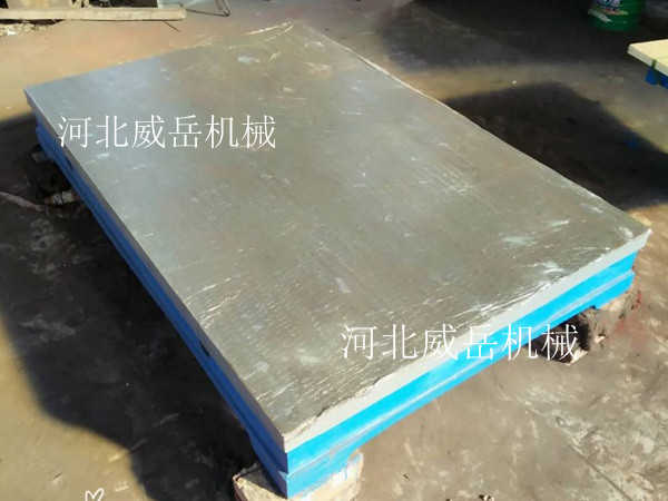 廠家加工鑄鐵平臺配有地錨器鑄鐵試驗平臺包調試