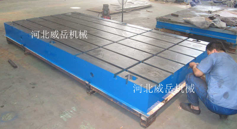 江蘇鑄鐵平臺(tái)按圖加工九折起 標(biāo)準(zhǔn)鑄鐵試驗(yàn)平臺(tái)有螺栓孔