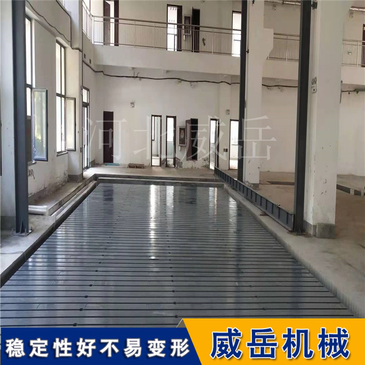 河北威岳售鑄鐵平臺高強度 機床工作臺工作面精刨加工