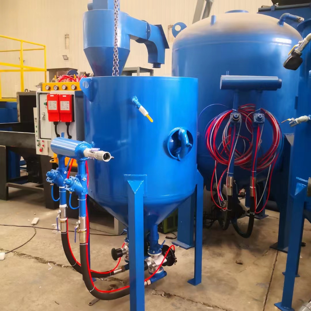 河北噴砂防腐機械設備雙槍氣控噴砂機廠家直銷