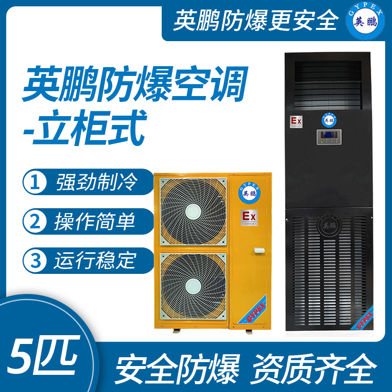 中山英鵬特種工業-醫用-實驗室-化工防爆空調-立柜式 5匹   廠家直銷