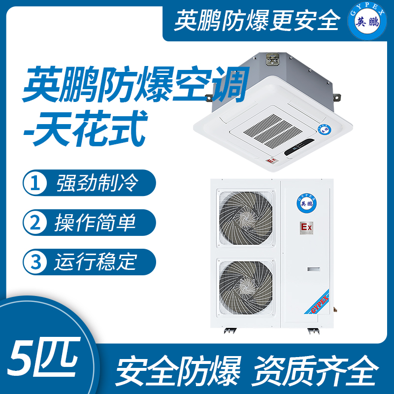 中山英鵬特種工業-醫用-實驗室-化工防爆空調-天花式 5匹   廠家直銷
