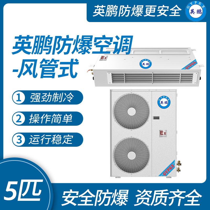 中山英鵬特種工業-醫用-實驗室-化工防爆空調-風管式 5匹   廠家直銷