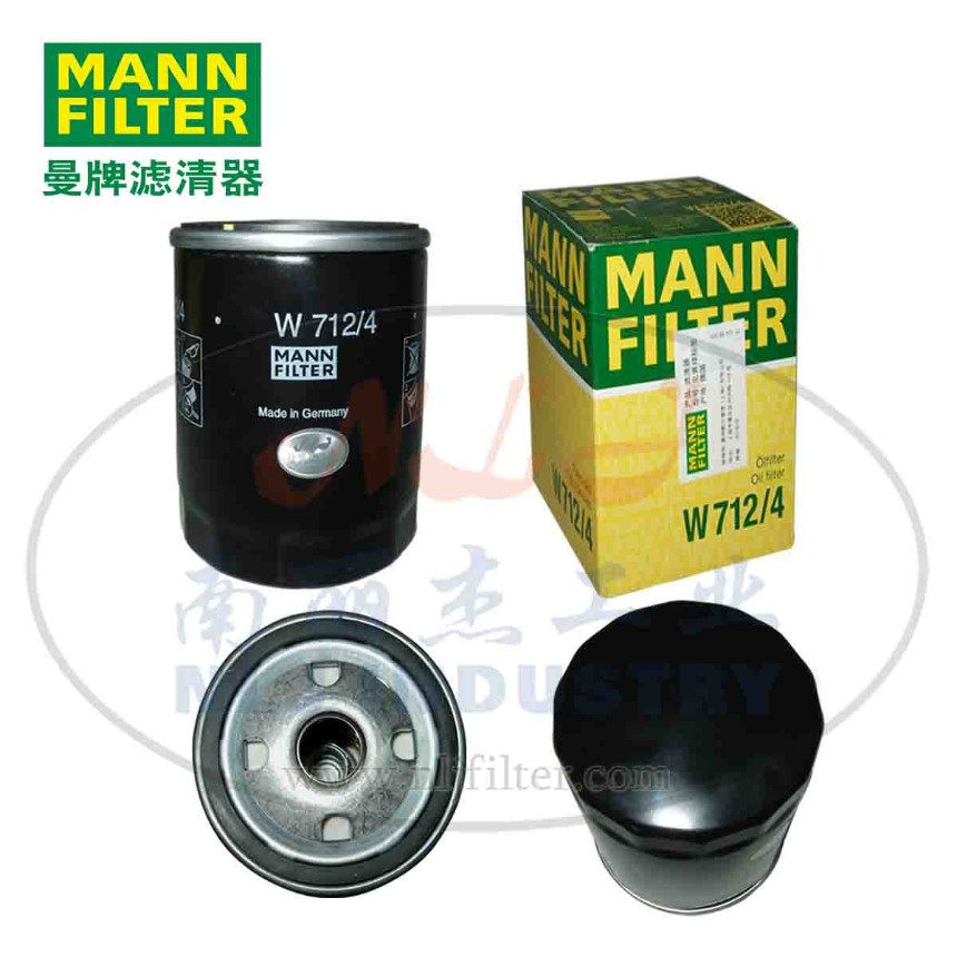 MANN-FILTER(曼牌濾清器)油濾芯W712/4