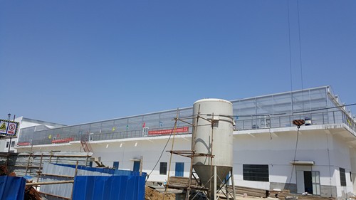 太陽能污泥烘干制纖維板系統
