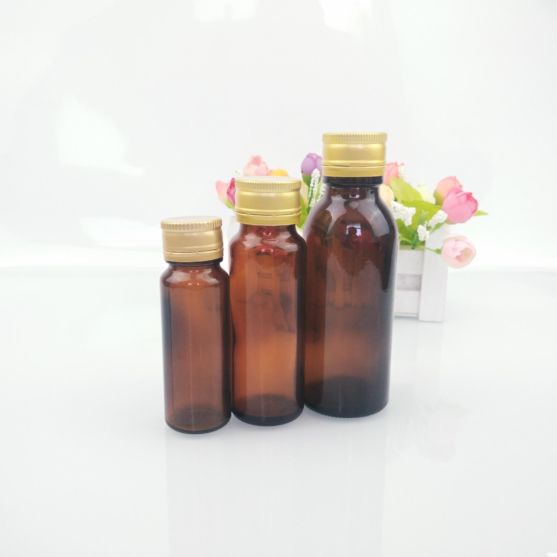 康躍口服液玻璃瓶茶色藥氺瓶糖漿瓶