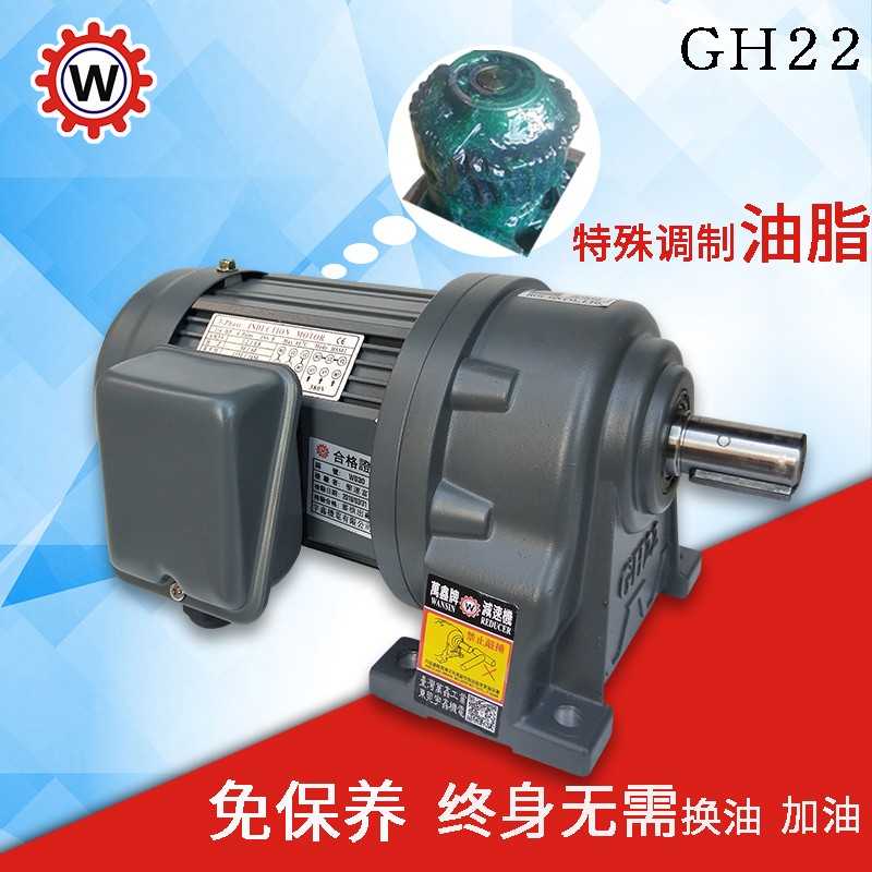 3C認證微型電機GH22-200-20S交流三相減速馬達
