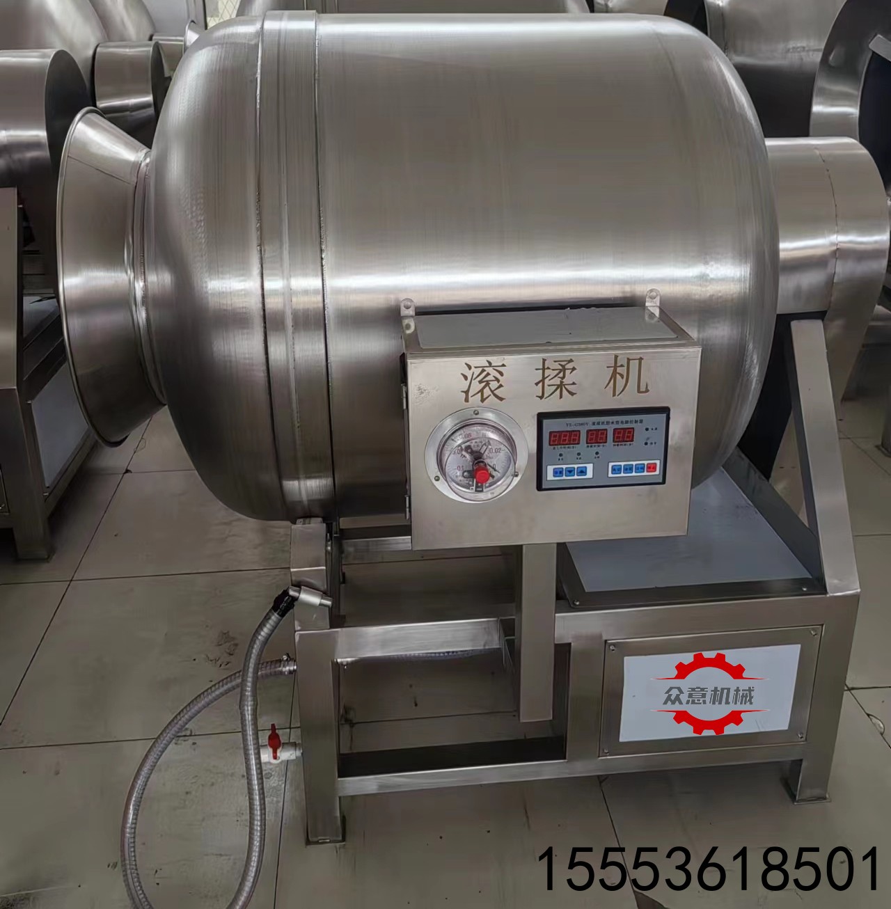 醬牛肉呼吸式滾揉機(jī) 肉制品真空滾揉機(jī)廠家