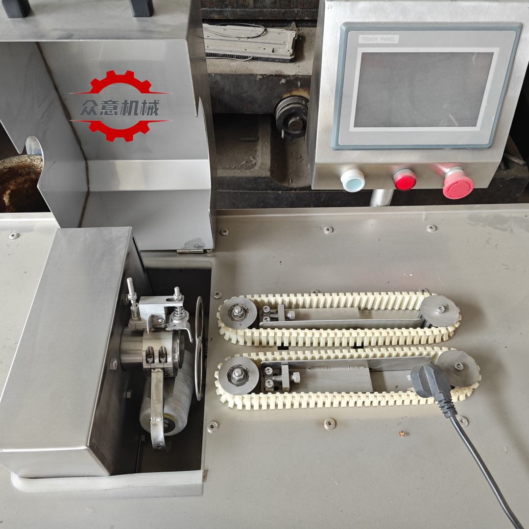 半自動香腸扎線機的使用方法和調試 紅腸電動單路扎線機 單條香腸扎線機價格