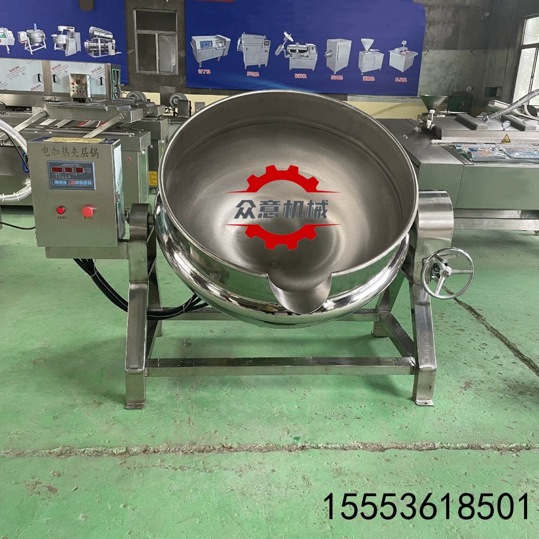 電加熱導(dǎo)熱油夾層鍋 不銹鋼燉肉熬湯化糖鍋多種型號規(guī)格