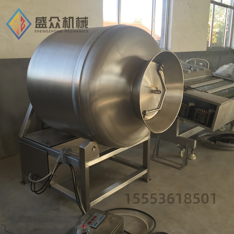 全自動真空滾揉機 真空滾揉機設(shè)備 大型商用真空滾揉機
