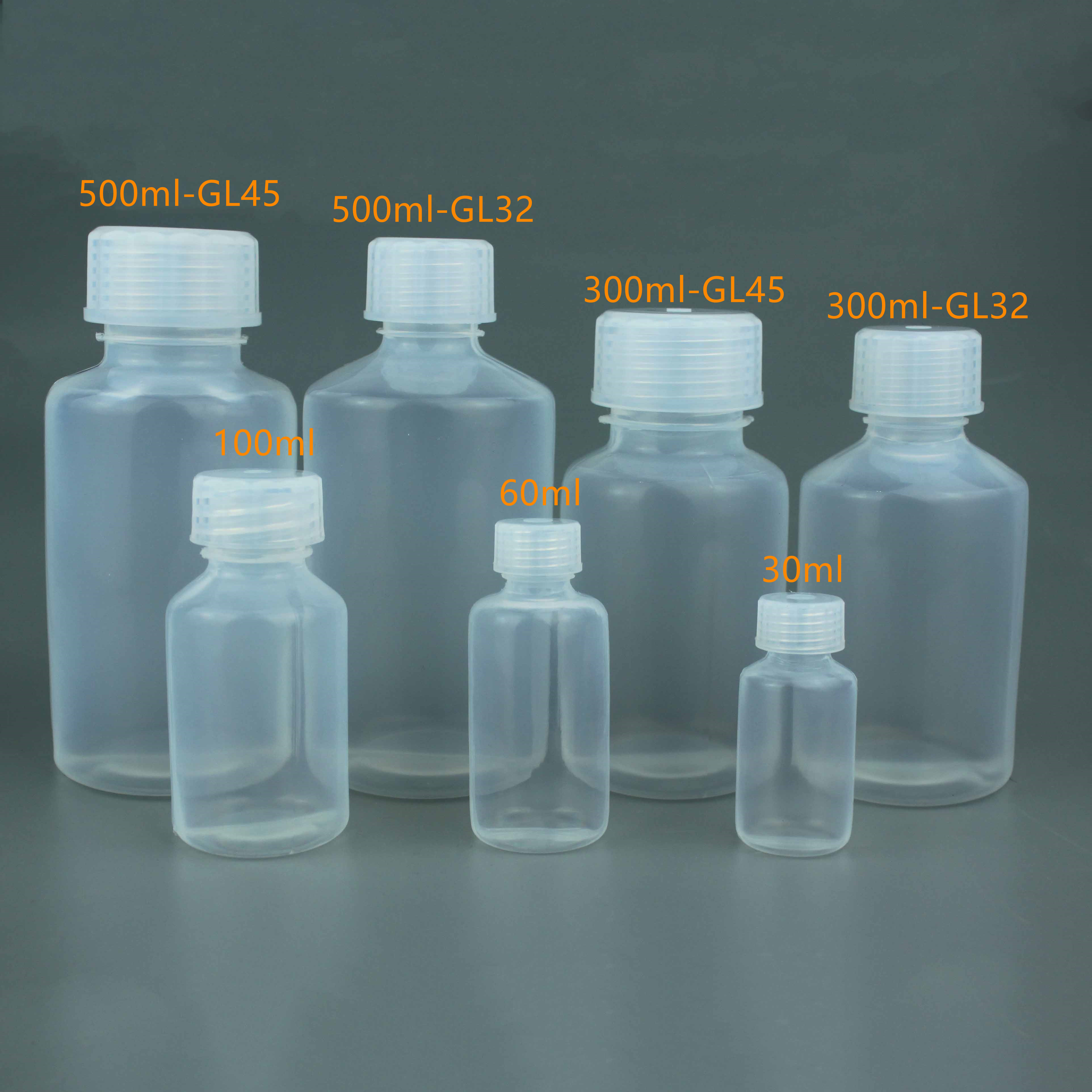 PFA樣品瓶500ml廣口耐腐蝕進口PFA試劑瓶