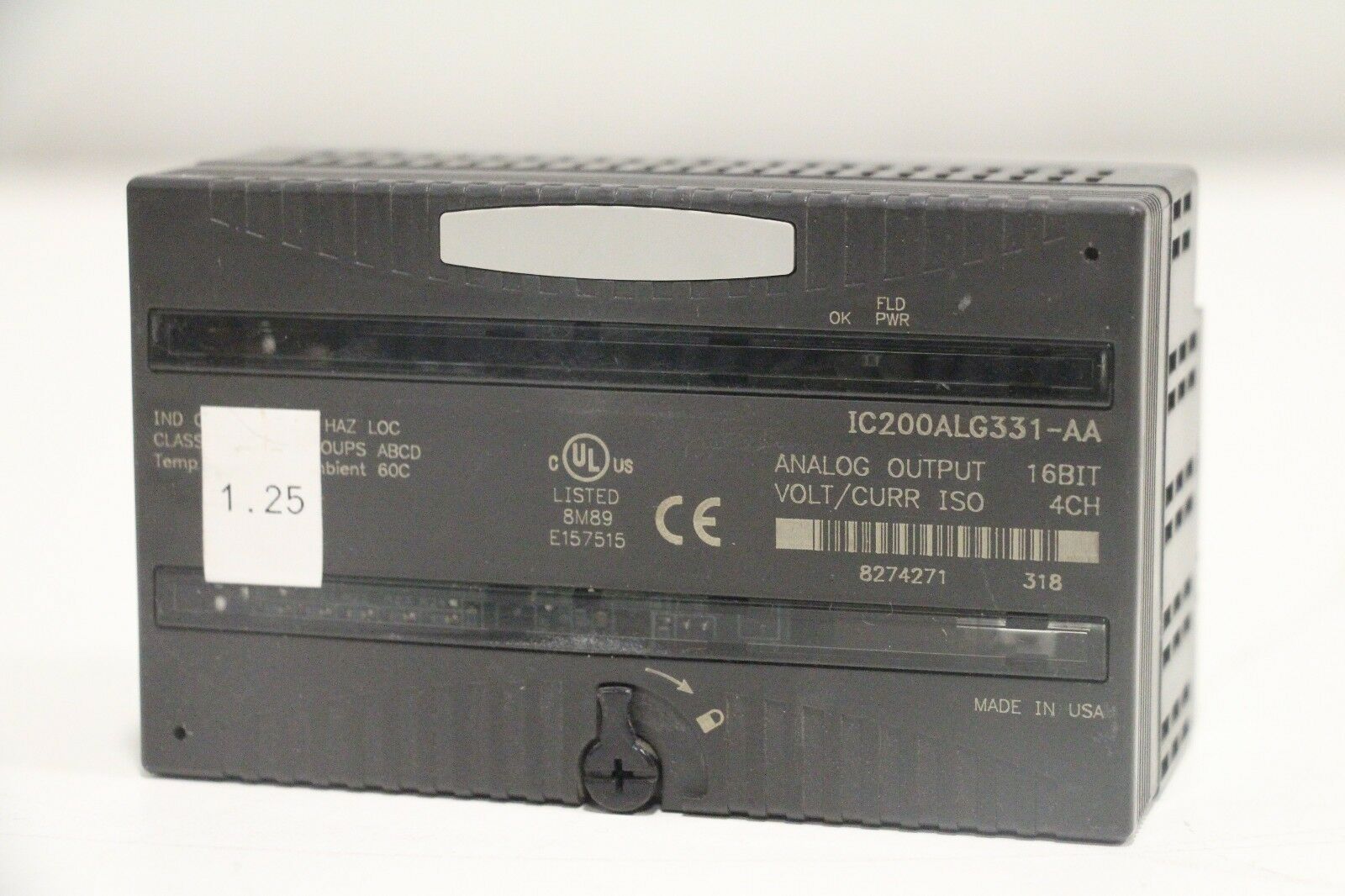 GE IC200ALG320 模擬電壓輸出模塊 控制器 全新原裝